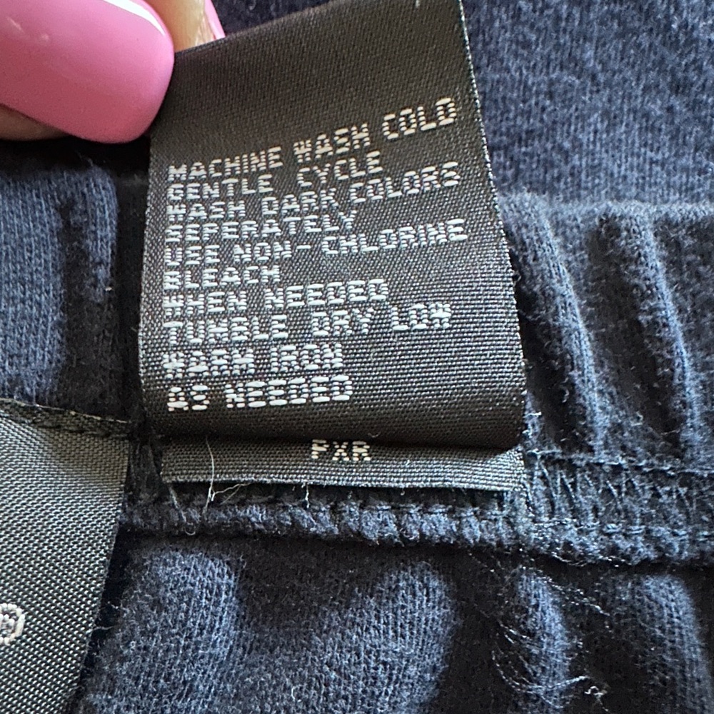 Requirements Women’s Dark Blue Pencil Maxi Skirt 100% Cotton size S - Picture 7 of 7
